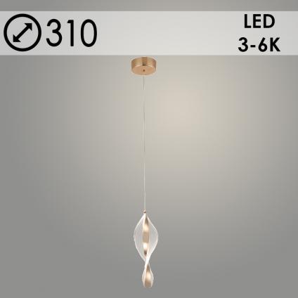 Подвес 3155/1 FGD золото 2х10W LED 3000-6000К d310 h1000, 24